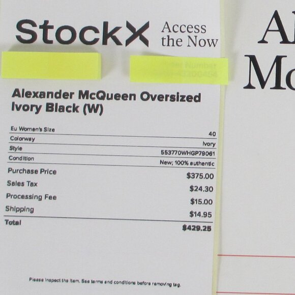 ALEXANDER MCQUEEN SNEAKER BOX - Picture 12 of 14